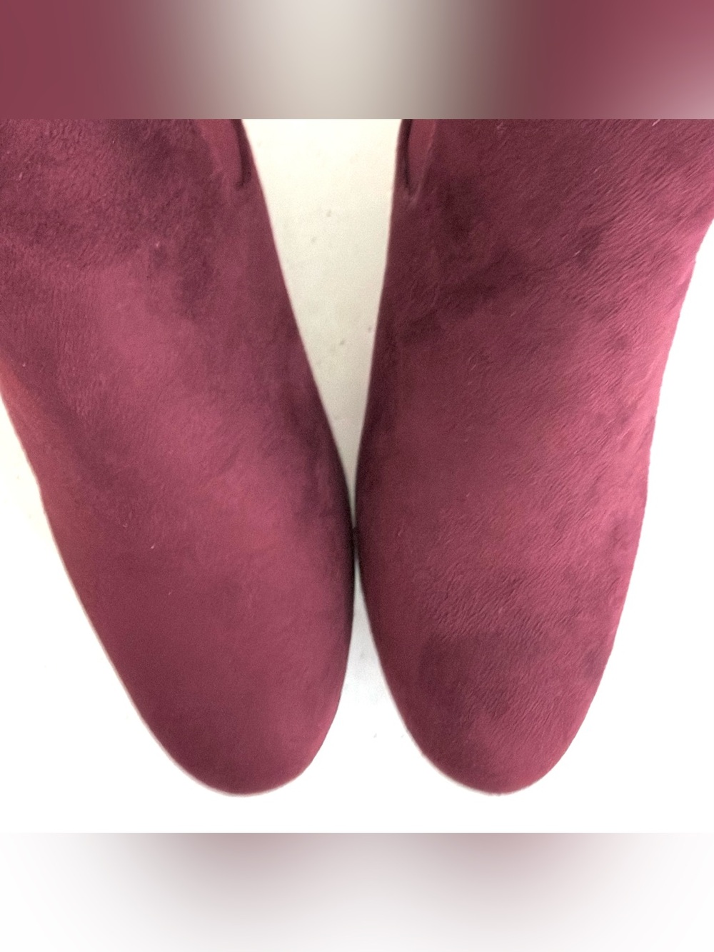 NIB J. Adams “Chelsea” Almond Toe Faux Suede Bootie With Elastic Side Gores Sz 7 - Picture 5 of 9